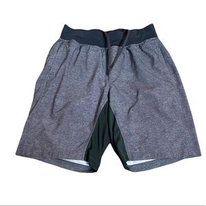 Lululemon Men’s T.H.E. Shorts 9” Linerless Small Printed Grey